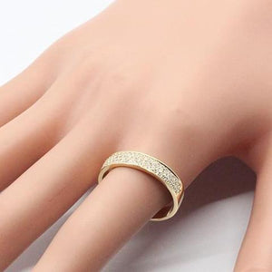 Real SI1 .40 ct Diamond 18K Yellow Gold Ring - infinity diamond ring